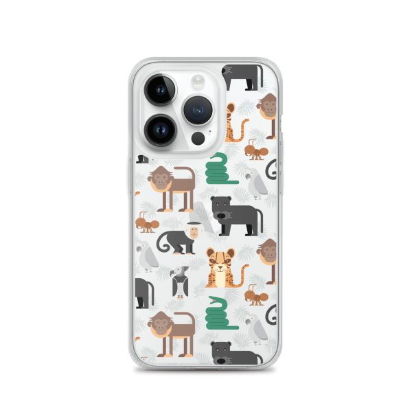 Amazon Jungle Animals iPhone Clear Case