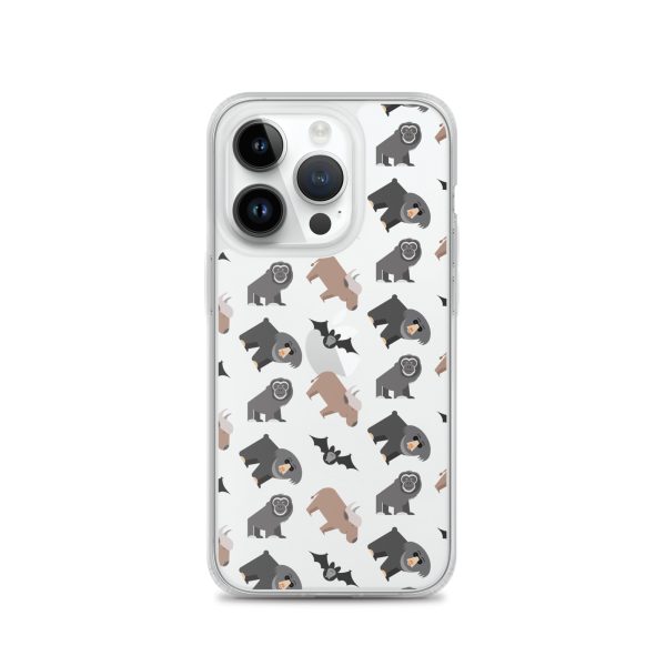 Asian Jungle Animal iPhone Clear Case
