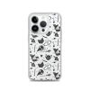 Black and White Halloween iPhone Clear Case