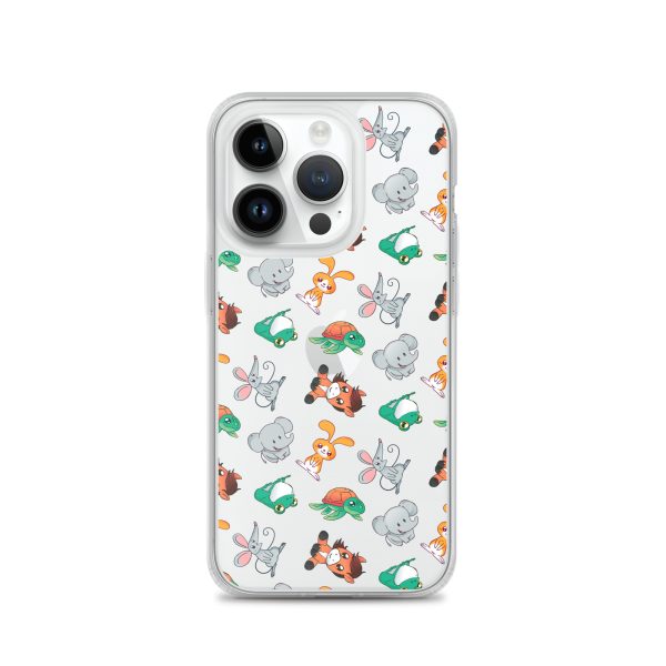 Cute Animals iPhone Clear Case