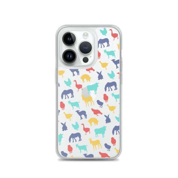 Farm Animals iPhone Clear Case