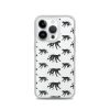 Monkey Silhouette iPhone Clear Case