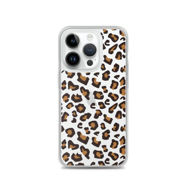 Seamless Leopard iPhone Clear Case