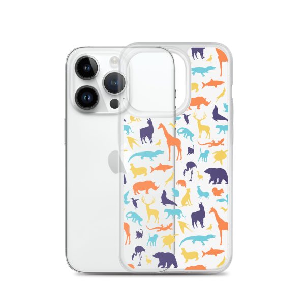 Animal Silhouette iPhone Clear Case