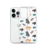 Asian Jungle Animals iPhone Clear Case