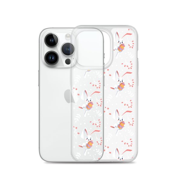 Cute Easter Rabbit iPhone Clear Case
