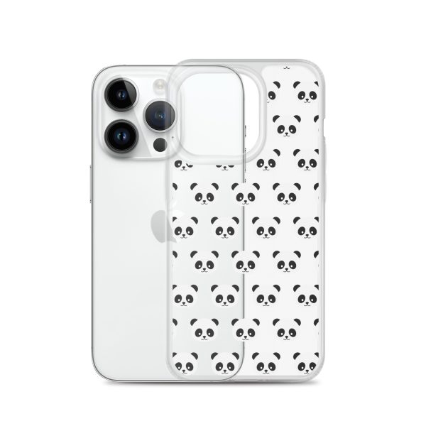 Panda Bears iPhone Clear Case