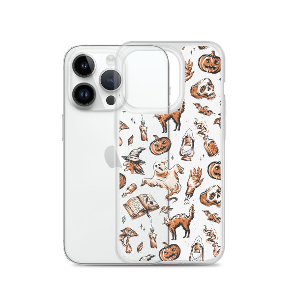 Vintage Halloween iPhone Clear Case
