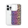 Neon Leopard iPhone Clear Case