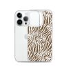 Tiger Print iPhone Clear Case