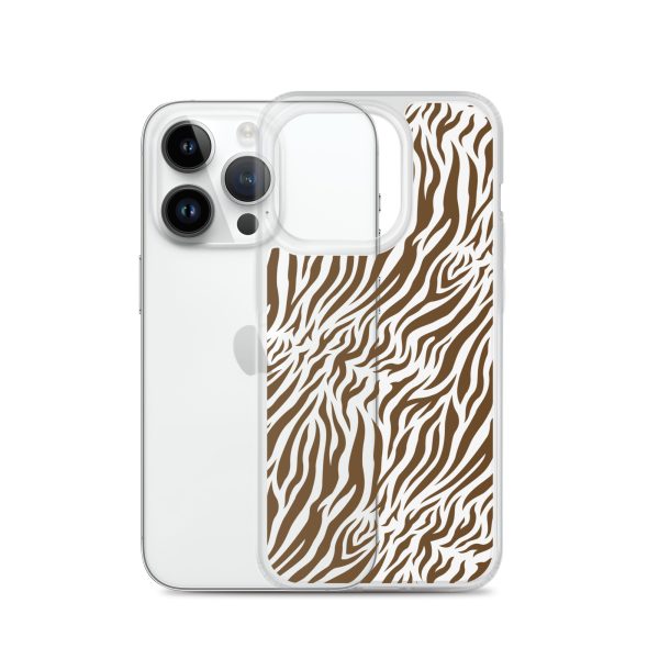 Tiger Print iPhone Clear Case