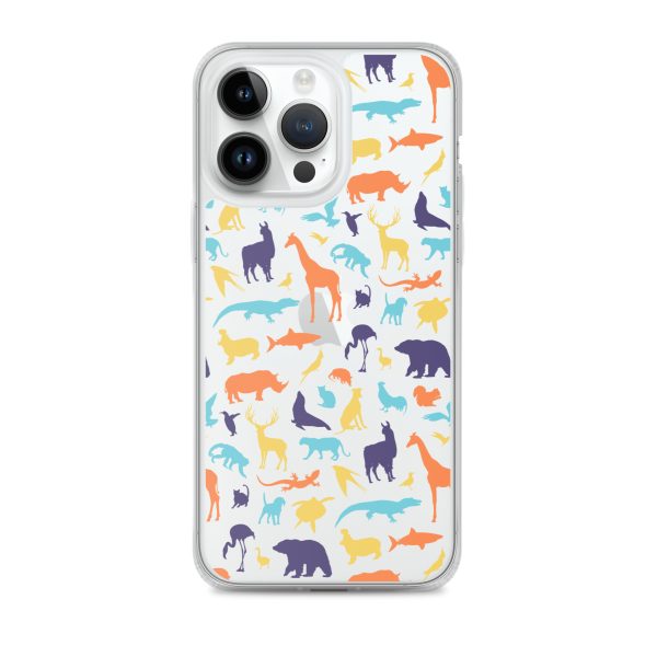 Animal Silhouette iPhone Clear Case