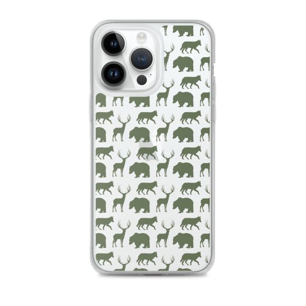 Animals Silhouette iPhone Clear Case