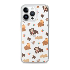 Asian Jungle Animals iPhone Clear Case