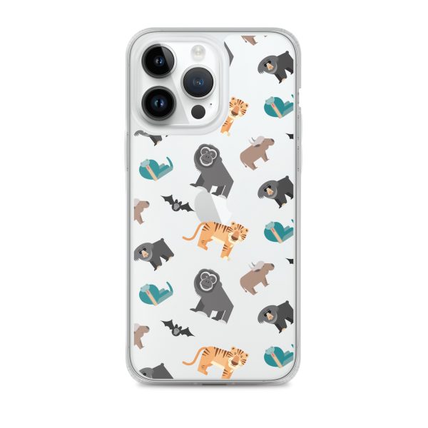 Asian Jungle Animals iPhone Clear Case