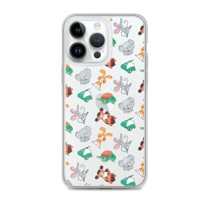 Cute Animals iPhone Clear Case