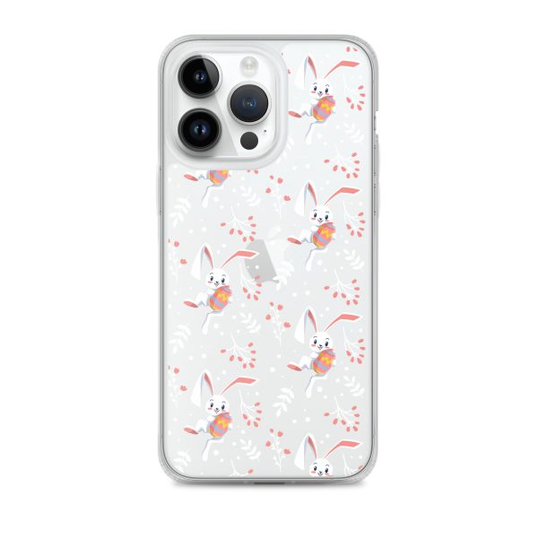 Cute Easter Rabbit iPhone Clear Case
