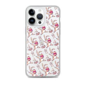 Easter Bunny With Egg iPhone Clear Case