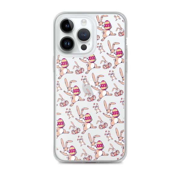 Easter Bunny With Egg iPhone Clear Case