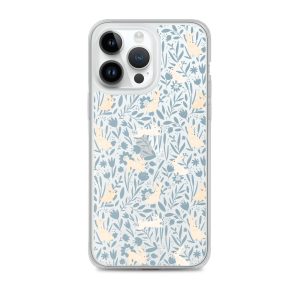 Easter Hopping Bunnies iPhone Clear Case