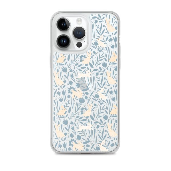 Easter Hopping Bunnies iPhone Clear Case