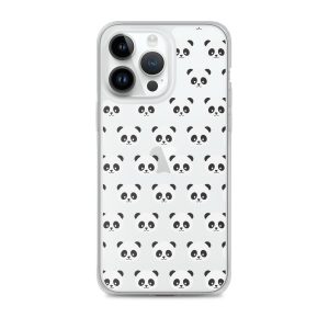 Panda Bears iPhone Clear Case