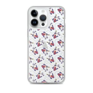 Panda Guitarist iPhone Clear Case