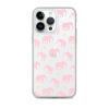 Seamless Elephant Silhouette iPhone Clear Case