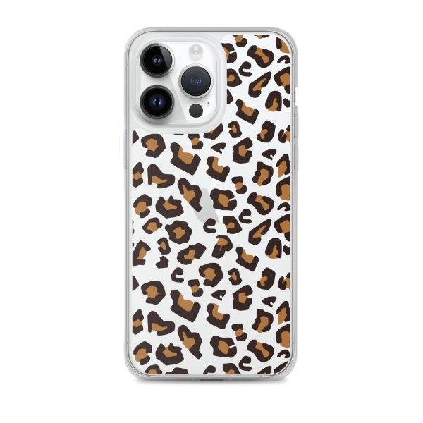 Seamless Leopard iPhone Clear Case