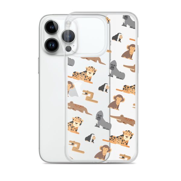 African Jungle Animals iPhone Clear Case