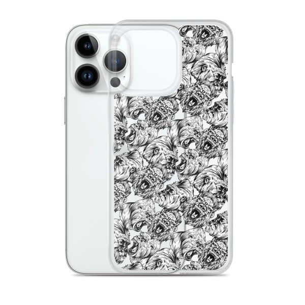 Angry Gorillas iPhone Clear Case