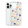 Animal Silhouette iPhone Clear Case