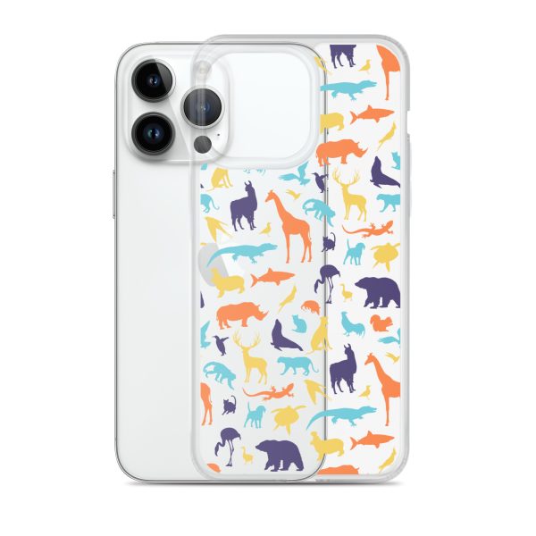 Animal Silhouette iPhone Clear Case