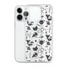 Black and White Halloween iPhone Clear Case