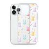 Colorful Bunnies Easter iPhone Clear Case