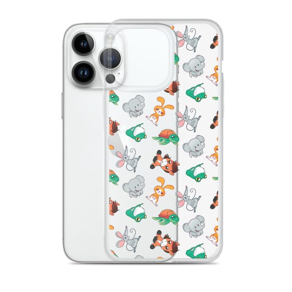 Cute Animals iPhone Clear Case
