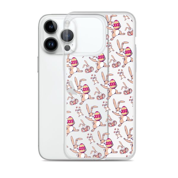 Easter Bunny With Egg iPhone Clear Case