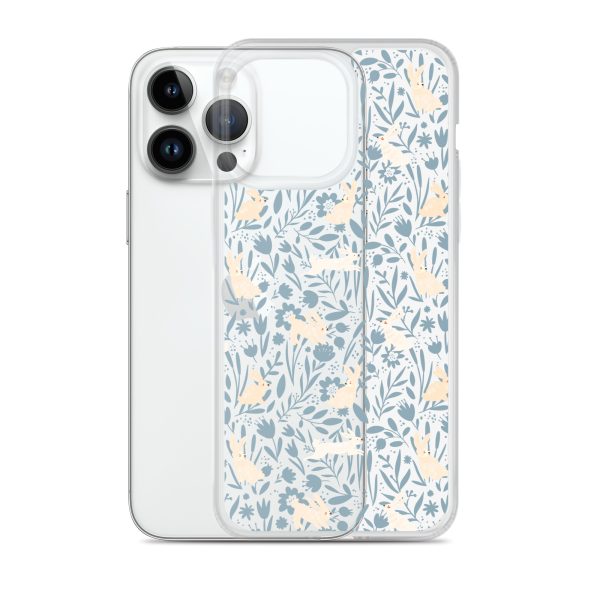 Easter Hopping Bunnies iPhone Clear Case