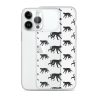 Monkey Silhouette iPhone Clear Case