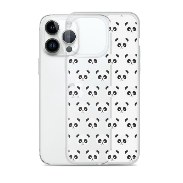 Panda Bears iPhone Clear Case