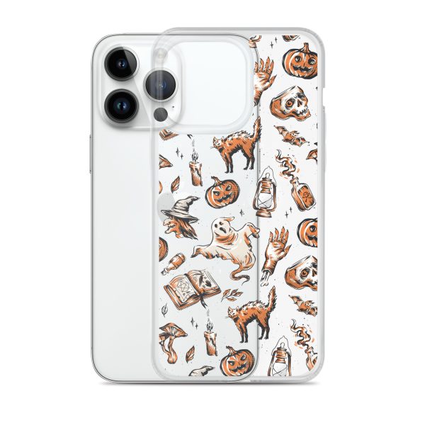 Vintage Halloween iPhone Clear Case
