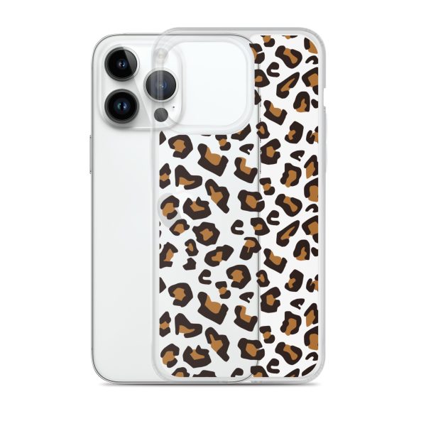 Seamless Leopard iPhone Clear Case