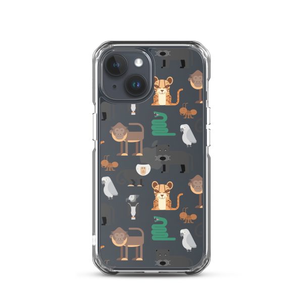 Amazon Jungle Animals iPhone Clear Case