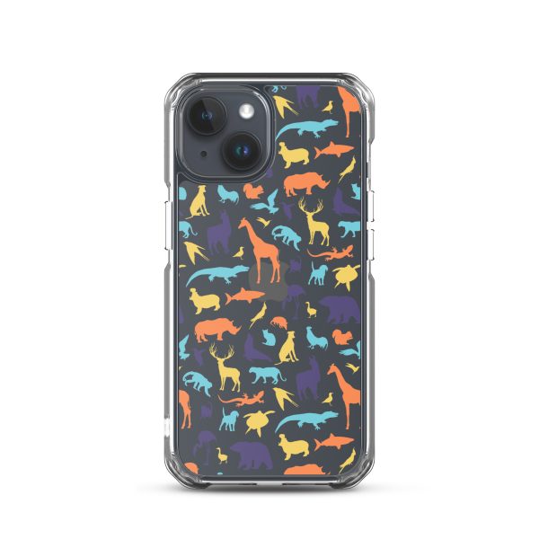 Animal Silhouette iPhone Clear Case