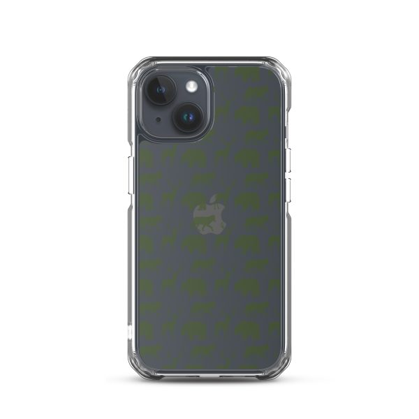 Animals Silhouette iPhone Clear Case