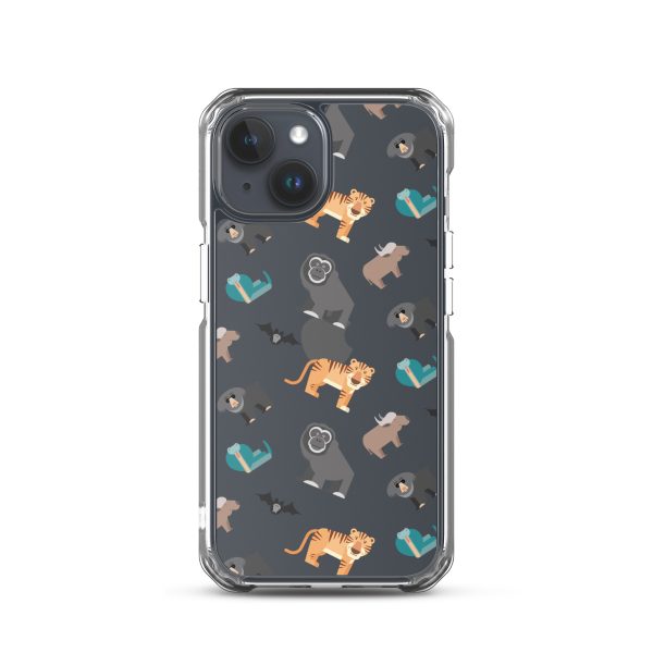 Asian Jungle Animals iPhone Clear Case