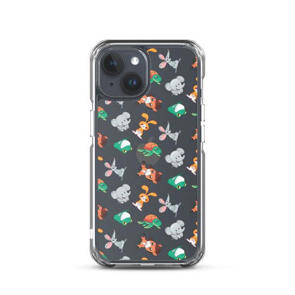 Cute Animals iPhone Clear Case
