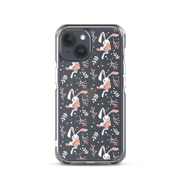 Cute Easter Rabbit iPhone Clear Case
