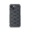 Monkey Silhouette iPhone Clear Case