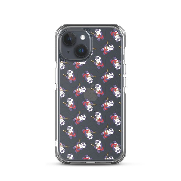 Panda Guitarist iPhone Clear Case